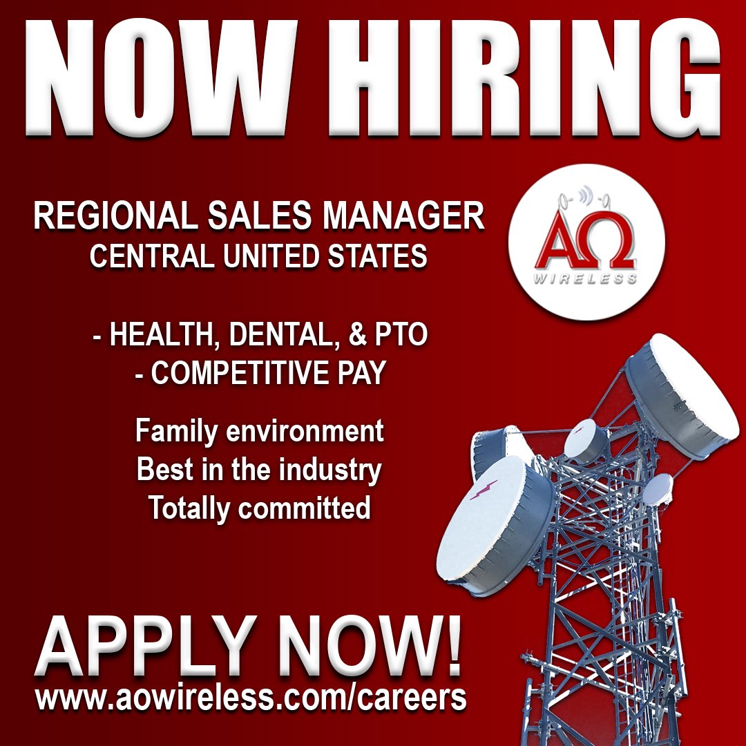 Now Hiring - Regional Sales Manager